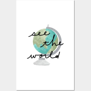 See the World Globe Posters and Art